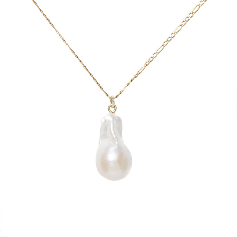 Margova | Venus Pendant | Baroque Pearl Pendant with 14K Gold Loop ...